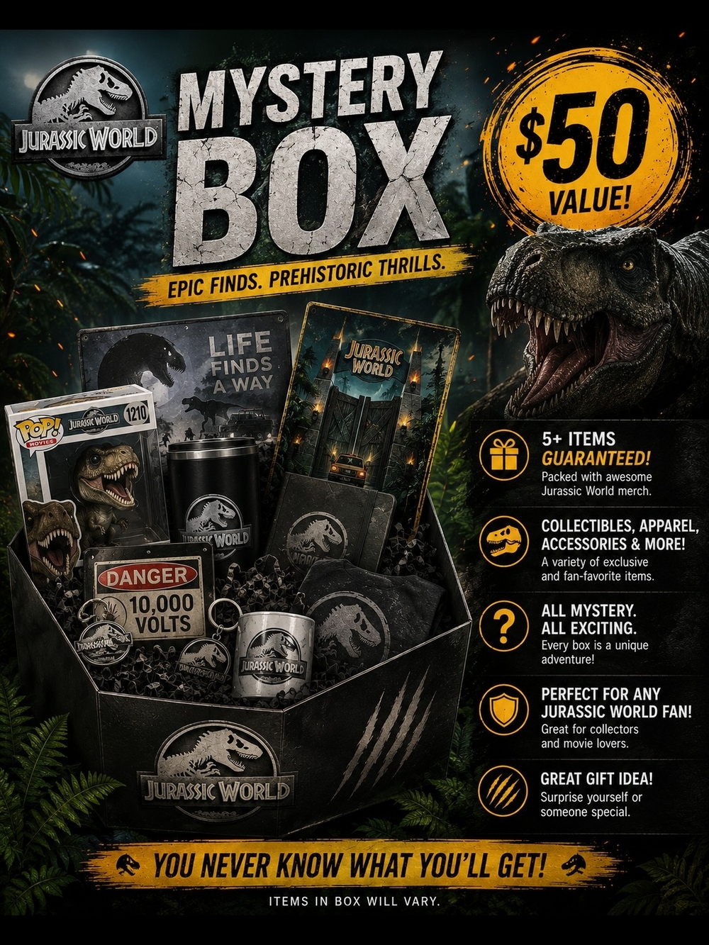 Jurassic World Mystery Box